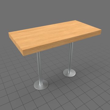 Double bar table