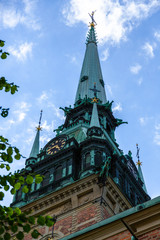 Fototapeta na wymiar German Church in Stockholm old town Gamla stan