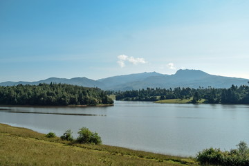 Sasumua Dam in Ragia Forest, Aberdare Ranges, Kenya
