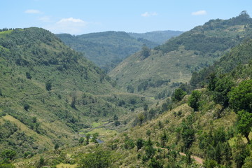 Chania River in Nyeri County, Kenya