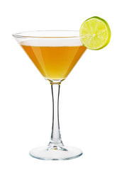 Daiquiri. Alcohol cocktail isolated on white