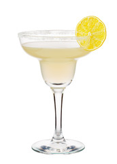 Margarita. Alcohol cocktail isolated on white background