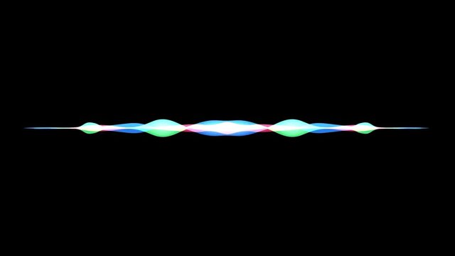 colorful waveform, imagination of voice record and visualization of audio wave, artificial intelligence