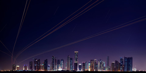 Skyline of Doha, Qatar
