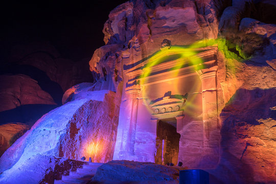 Tomb in Little Petra, Wadi Musa, Maan Governorate, Jordan