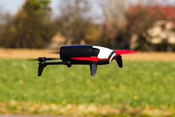 Flying drone outdoor
