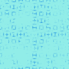 Seamless abstract pattern. Texture in turquoise and blue colors.