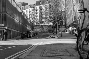 Dead end urban back street