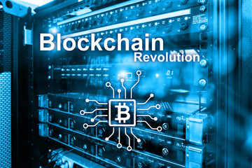 Blockchain revolution, innovation technology in modern business