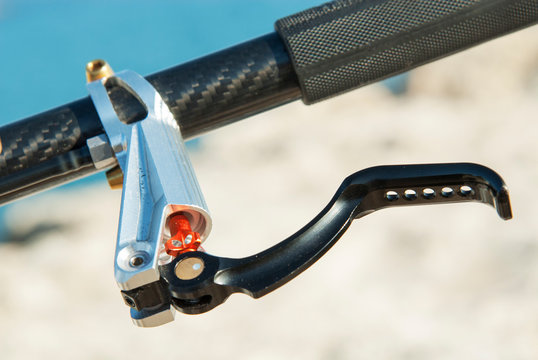 Lever of competition bicycle brakes