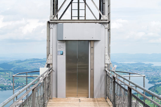 Burgenstock lift on, ,Lucerne Lake, Lucerne, Switzerland