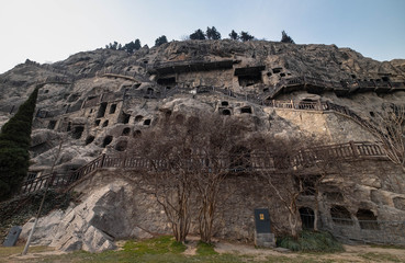 Chinese Buddhist monument Longmen Grottoes.