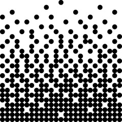 Circles pattern black colors. Vector seamless background