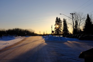 Atardecer de invierno