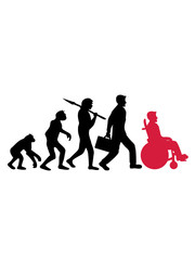 evolution rollstuhl entwicklung silhouette behinderung gehen laufen sitzen rollen stuhl schieben fahren räder krank krankenhaus betreuen krankenpfleger erholen clipart design