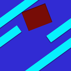 Flat material design - Creative vector trend seamless