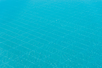 Obraz premium clear blue pool water full frame