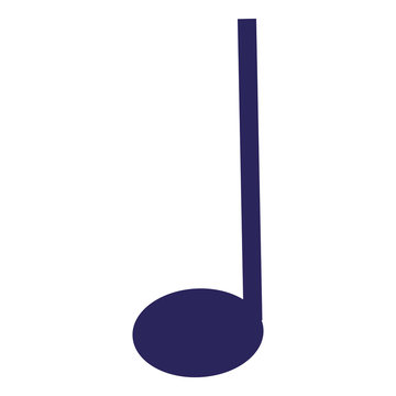 music note isolated icon