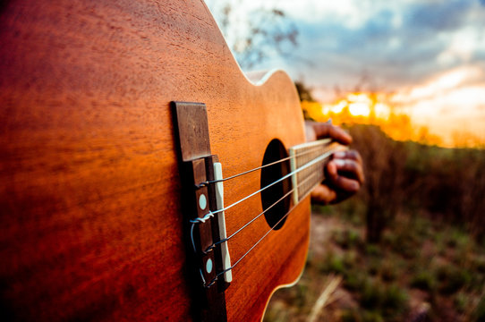 Naklejki Guitar playing