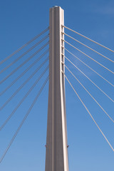 Cables of the suspension bridge