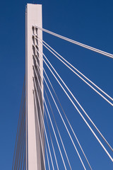 Cables of the suspension bridge