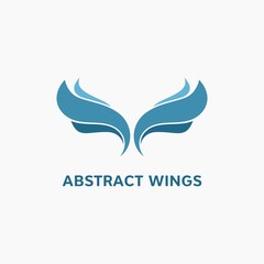 Fototapeta na wymiar Abstract Wings Logo Template