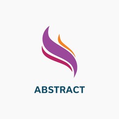 Abstract Wings Logo Template