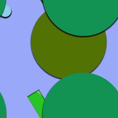 Flat material design - Creative vector trend seamless