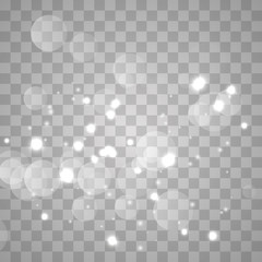 Glowing bokeh lights 