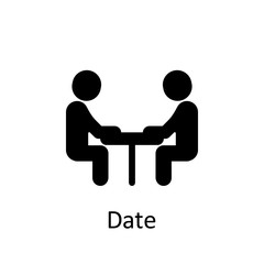 Friendship, date icon. Element of friendship icon. Premium quality graphic design icon. Signs and symbols collection icon for websites, web design, mobile app