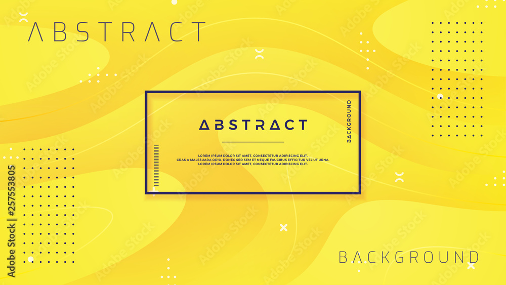 Poster dynamic textured background design in 3d style with orange color. eps10 vector background.
