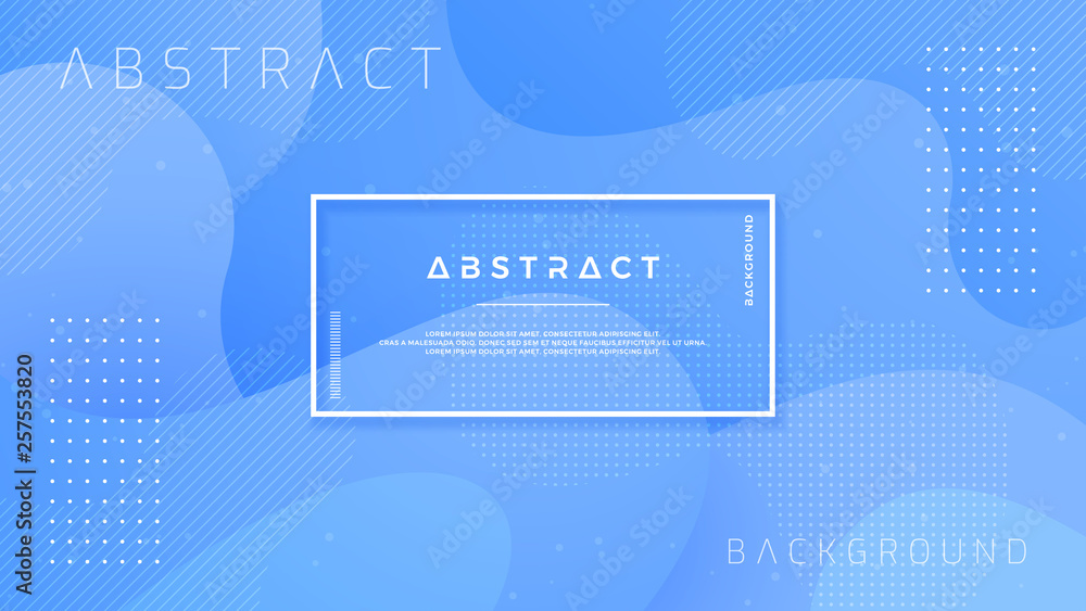 Poster dynamic textured background design in 3d style with blue color. eps10 vector background.