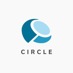 Abstract Circle Logo Template