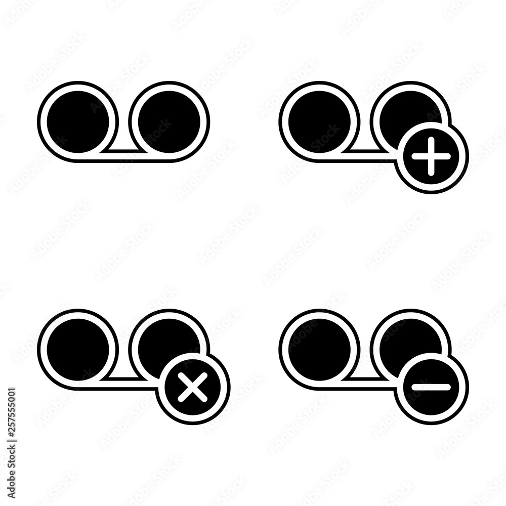 Poster set of voice recording icon. element of phone for mobile concept and web apps icon. glyph, flat icon