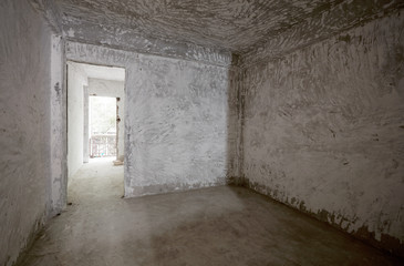 Old house interior, ready to be renovated