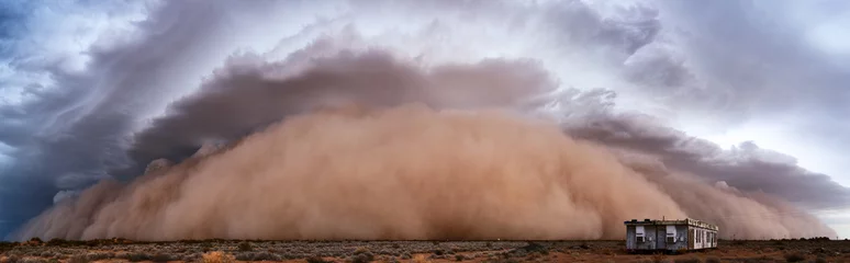 Fototapeten Haboob dust storm panorama © JSirlin