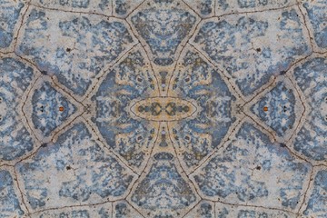 Colourful stone pattern wall texture. use for background