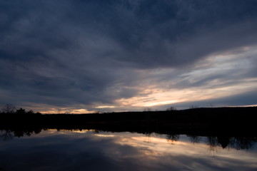 Sunset over Silver Lake