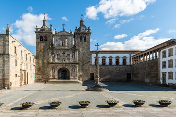 Cathedral and Cloister building in Viseu - obrazy, fototapety, plakaty