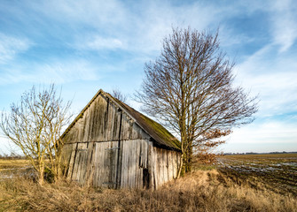 Alte urige Holzscheune 