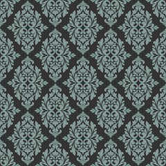 Damask seamless pattern for design. Vintage decorative elements.
