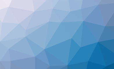 Abstract blue colorful lowploly of many triangles background for use in design. EPS10 vector