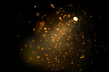 glitter gold bokeh Colorfull Blurred abstract background for birthday, anniversary, wedding, new...