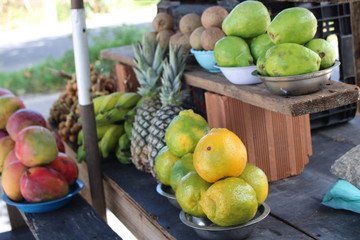 fresh fruits in basket