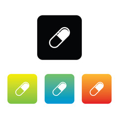 Colorful Pill Capsule Icons