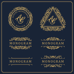 Luxury gold design for wedding and decoration