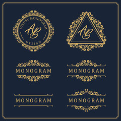 Luxury gold design for wedding and decoration