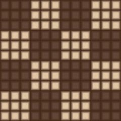 Seamless checkered pattern with dark and light cells.