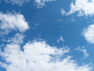 Fototapeta premium 青空と雲（11月）