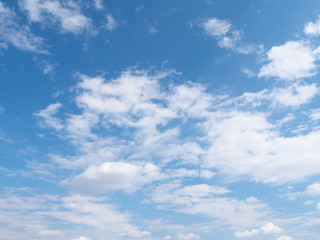 Fototapeta na wymiar 青空と雲（11月）